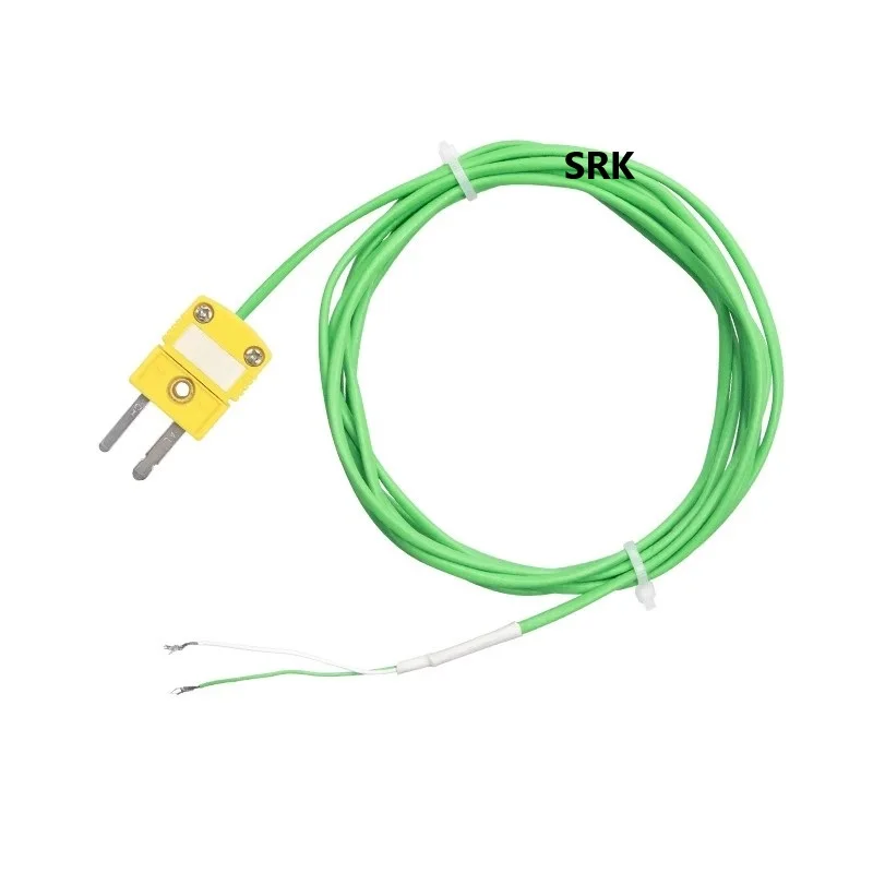 K-Type Thermocouple Extension Cable Wire with Miniature Mini Type K Thermocouple Connectors