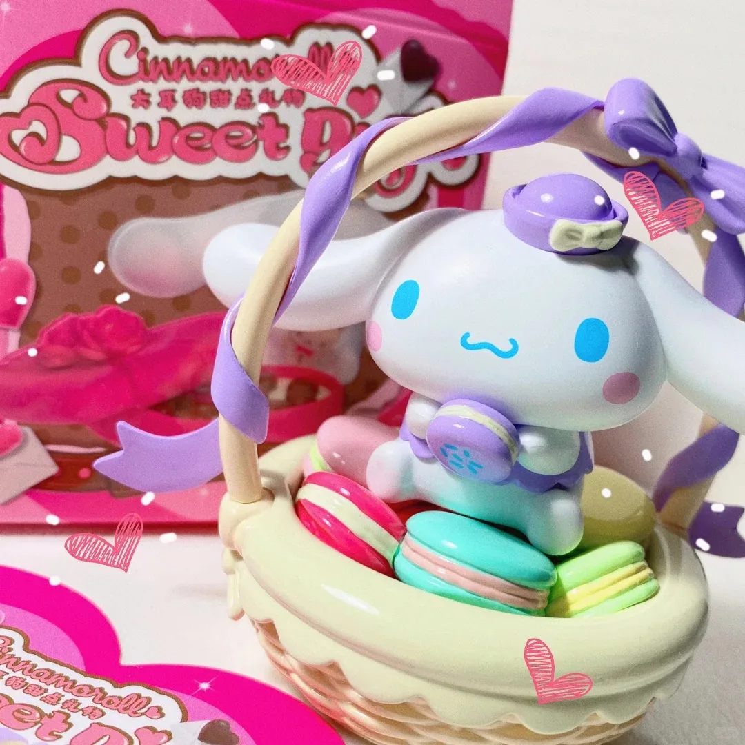 

Toptoy Genuine Sanrio Cinnamoroll Dessert Series — Trendy Vinyl Blind Box Doll, Handmade Yugui Dog Ornament Toy, Collectible