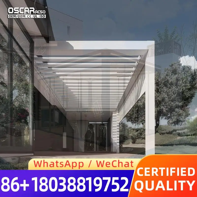 with retractable canopy and adjustable louvers stylish innovative patio deck garden backyard usa cedar wood arch arbor shade sh