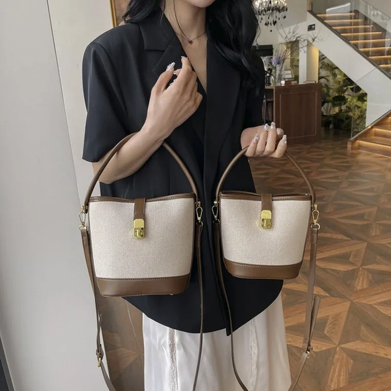 High End Minimalist Diaper Bag For Women Leather Messenger Bag Casual Simple Solid Color Commuter Purse