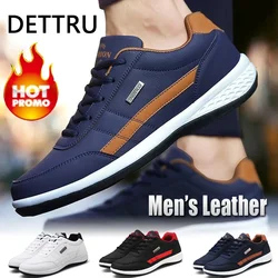 Leather Men's Shoes Luxury Brand England Trend Casual Shoes Men Sneakers Breathable Leisure Male Footwear Chaussure Homme