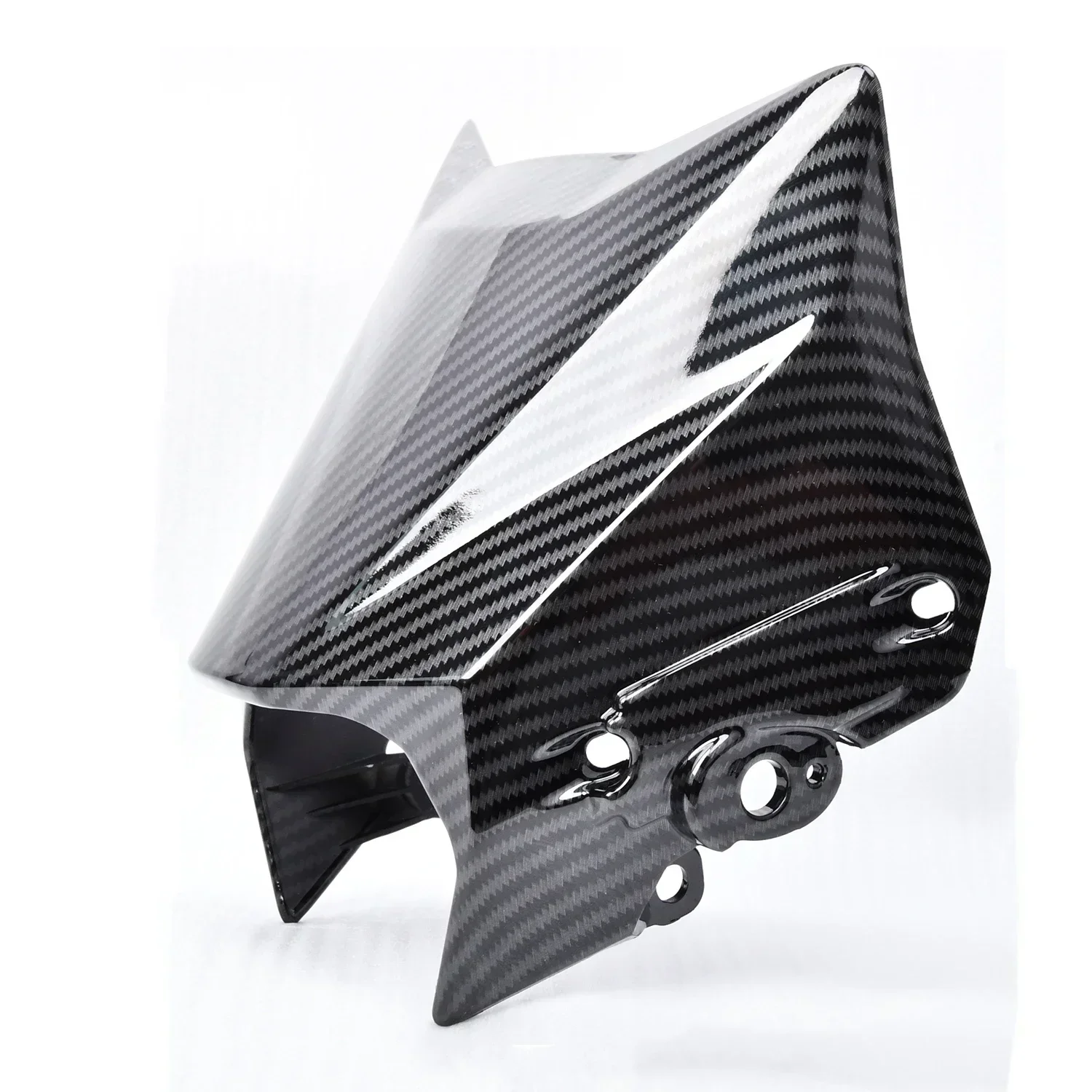 Surron Ultra Bee Carbon Fiber Water Transfer Glossy Front Headlight Fender SUR RON Headlight Cover Headlight Mudguard