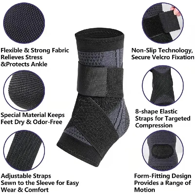 Compression Strap Sports Ankle Protection Support Elastic Warmth Ankle Fixation Ankle Protection Sports Protective Equipment