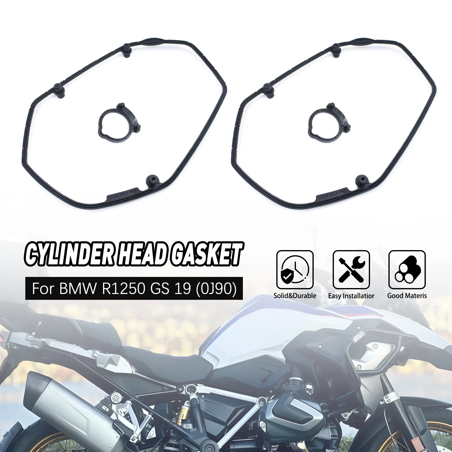 

Cylinder Head Cover Engine Valve Gasket For BMW R1250GS R 1250 GS ADV GSA R RS RT 19 20 21 0J90 K50 K51 K52 K53 K54 11127923596