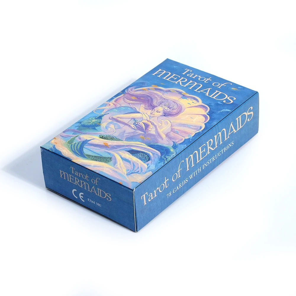 10.5*6.2 سنتيمتر التارو من حوريات البحر مخلوقات جميلة وحسية لديها سحر غامض 78 قطعة بطاقات نظام انتظار متسابق