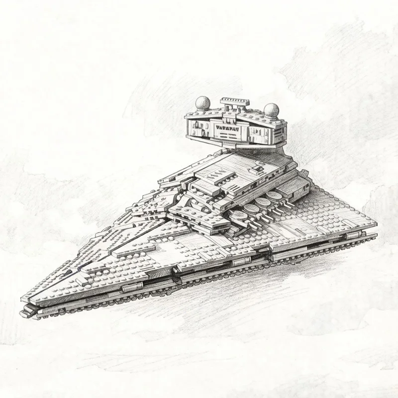 New Home assembly Navy75394 Stormtrooper Destroyer Cruiser Fighter Dark Fleet Home Decoration Men and Women holiday Gifts view 2