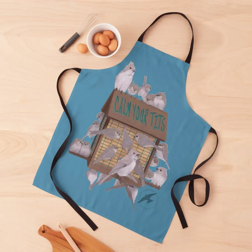 

Calm Your Birds for Good Apron Kitchens Accessories kitchen jacket woman useful gadgets for home Kitchen Utensils Apron