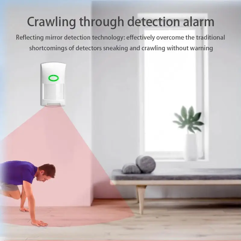 Tuya Smart WiFi rilevatori a infrarossi allarme sensore di movimento compatibile con Tuya APP Smart Life APP Smart Home sensore di allarme antifurto