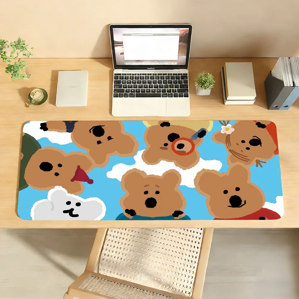Cartoon Quokka Brand D-dinotaeng-S Mouse Pad For Office Gaming And Keyboards Non-Slip Large Waterproof
