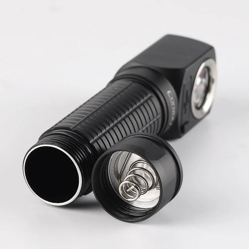 Convoy H2 Flashlight with  219B 219C Led Headlight Lanterna 18650 Headlamp High Powerful Torch Fishing Work Light Type-c Port