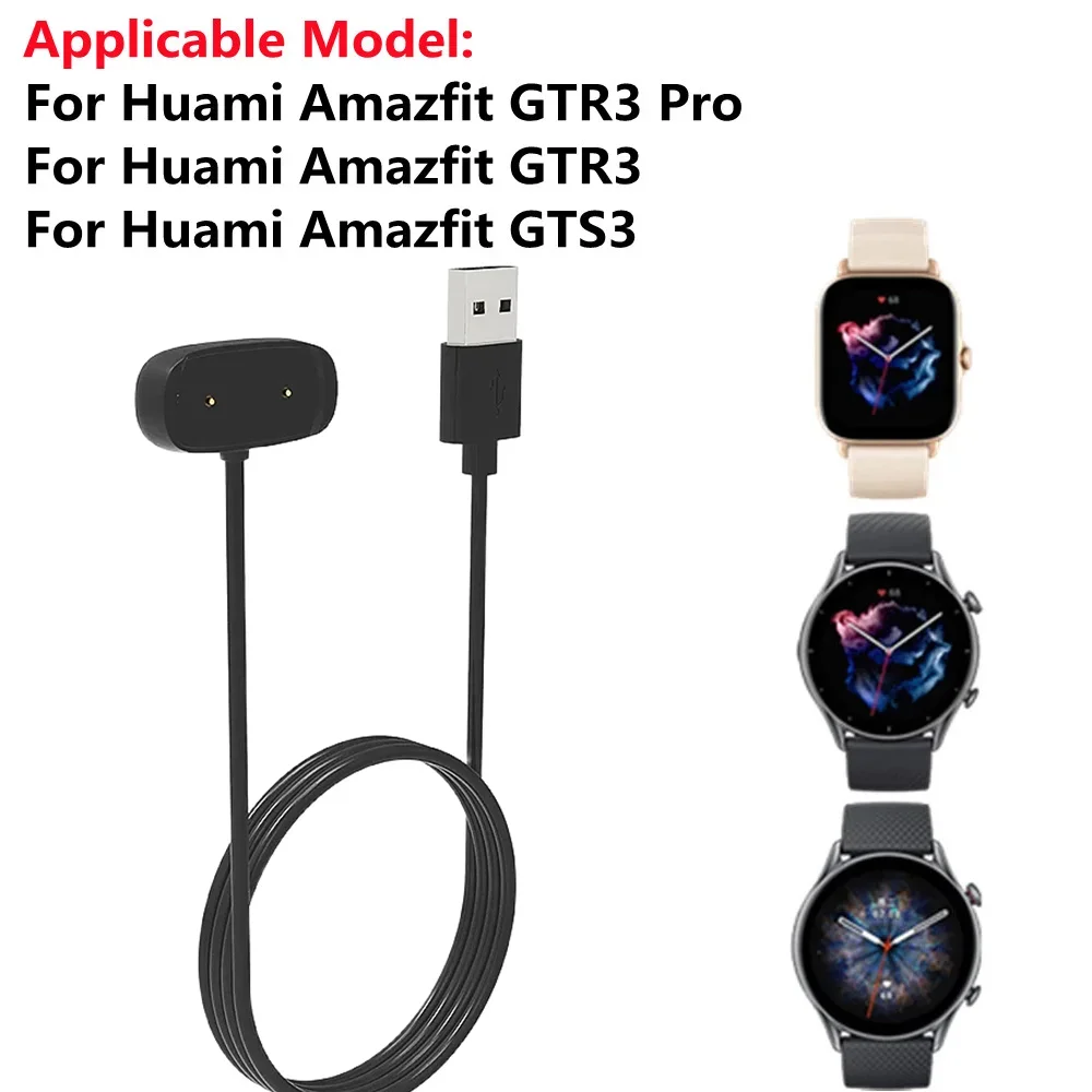 Caricatore Per Amazfit Bip 5 – Cavo USB Da 1 Metro, Ricarica Rapida E Sicura, Compatibile Con Power Bank E Adattatori Auto