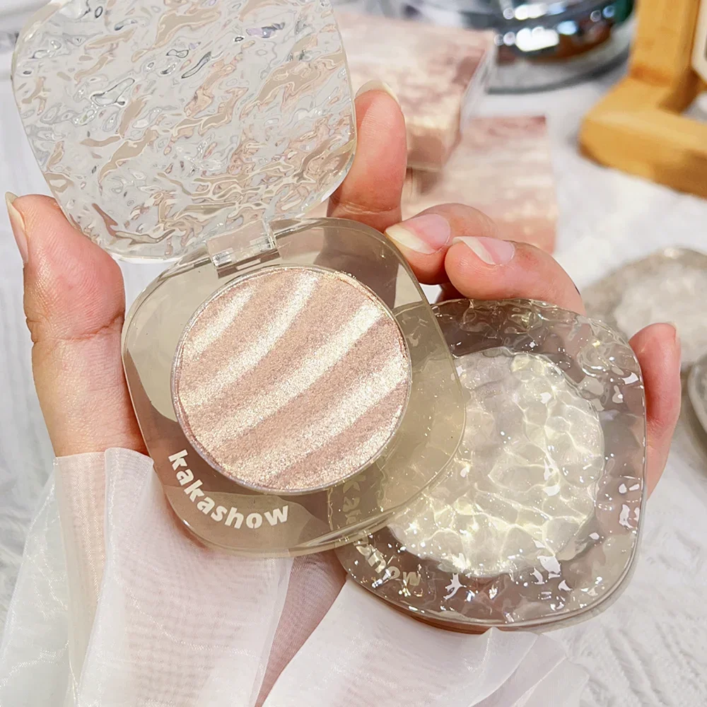 Diamond Glitter Highlighter Powder Shiny High gloss Highlighter Contour Palette Brighten Face Body Shimmer Illuminator Cosmetic