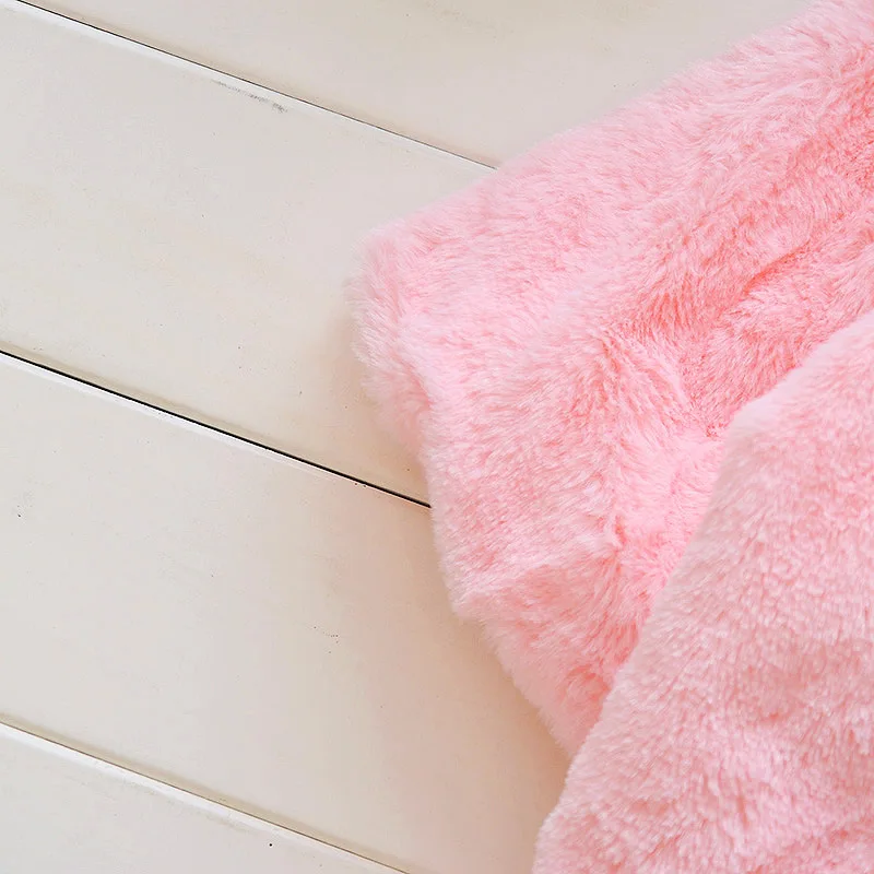 Baby Mädchen Mantel Winter Warm Mit Kapuze Cartoon Nette Baby Mädchen Mantel Nette Mädchen Plüsch Warme Baumwolle Jacke