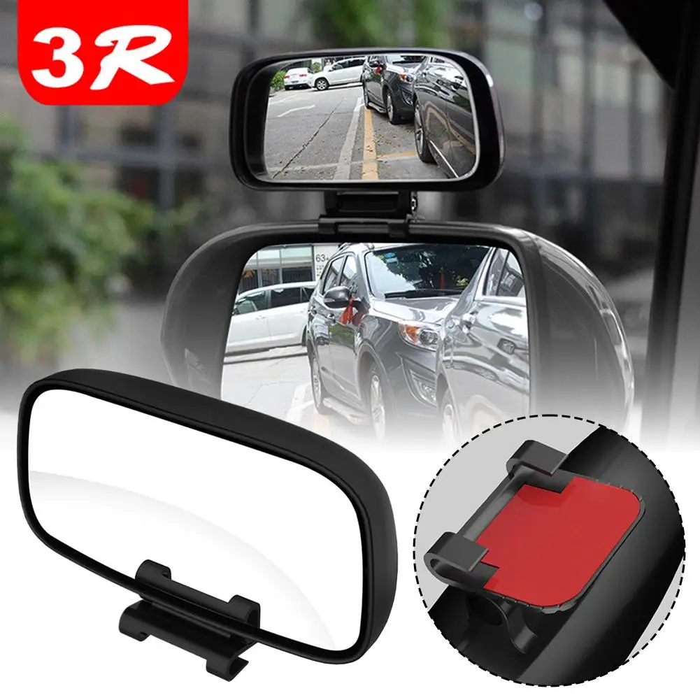 Car Blind Spot Mirror Wide Angle Mirror 360° Adjustable Side Rear Mirror Blind Spot Convex Mirrors For Safety Parking Car M S8F0
