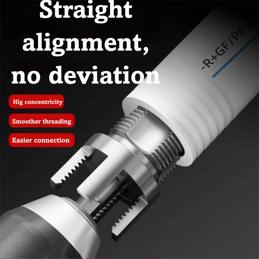 

1 Inch Pipe Threader Multi-Use Internal External PVC PPR Threading Tap Easy-Operate Powerful Claw Pipe Tapping Tool