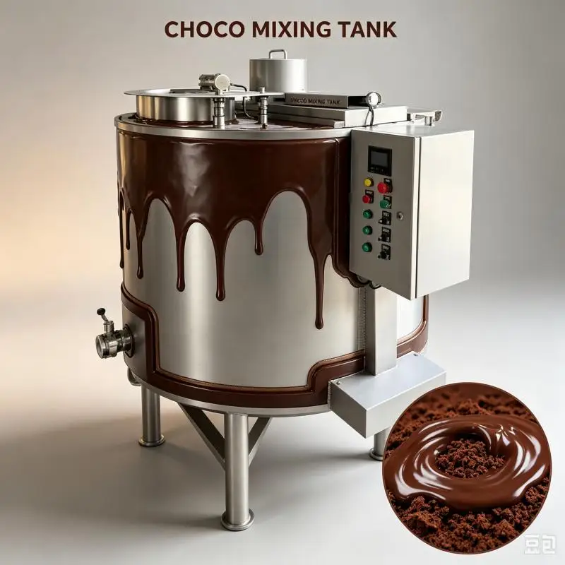 Industrial Chocolate Melting and Holding Equipment Automatic Heating Storage Tank for Candy Bakery Confectionery Production