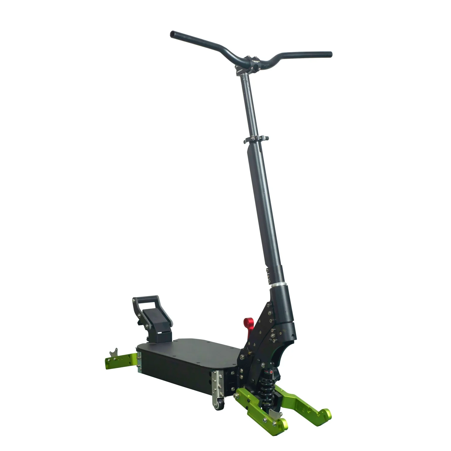 11 Inch All Black Electric Scooter Frame Chassis Fashion Open Size 150MM Foldable Portable 52V 60V Dual Motor Scooter Fame Body