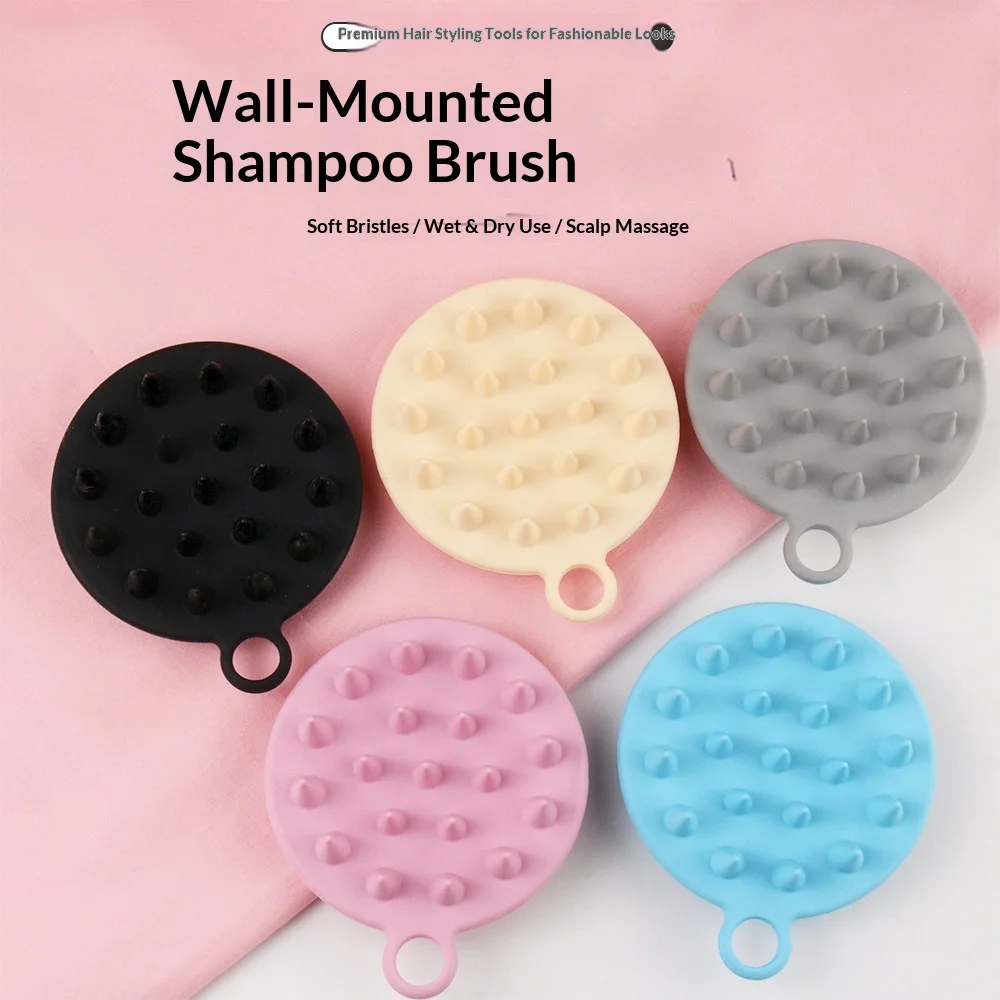 

Мягкая силиконовая расческа для массажа кожи головы с петлей для подвешивания – идеально подходит для расслабляющего мытья волос дома и в салоне.