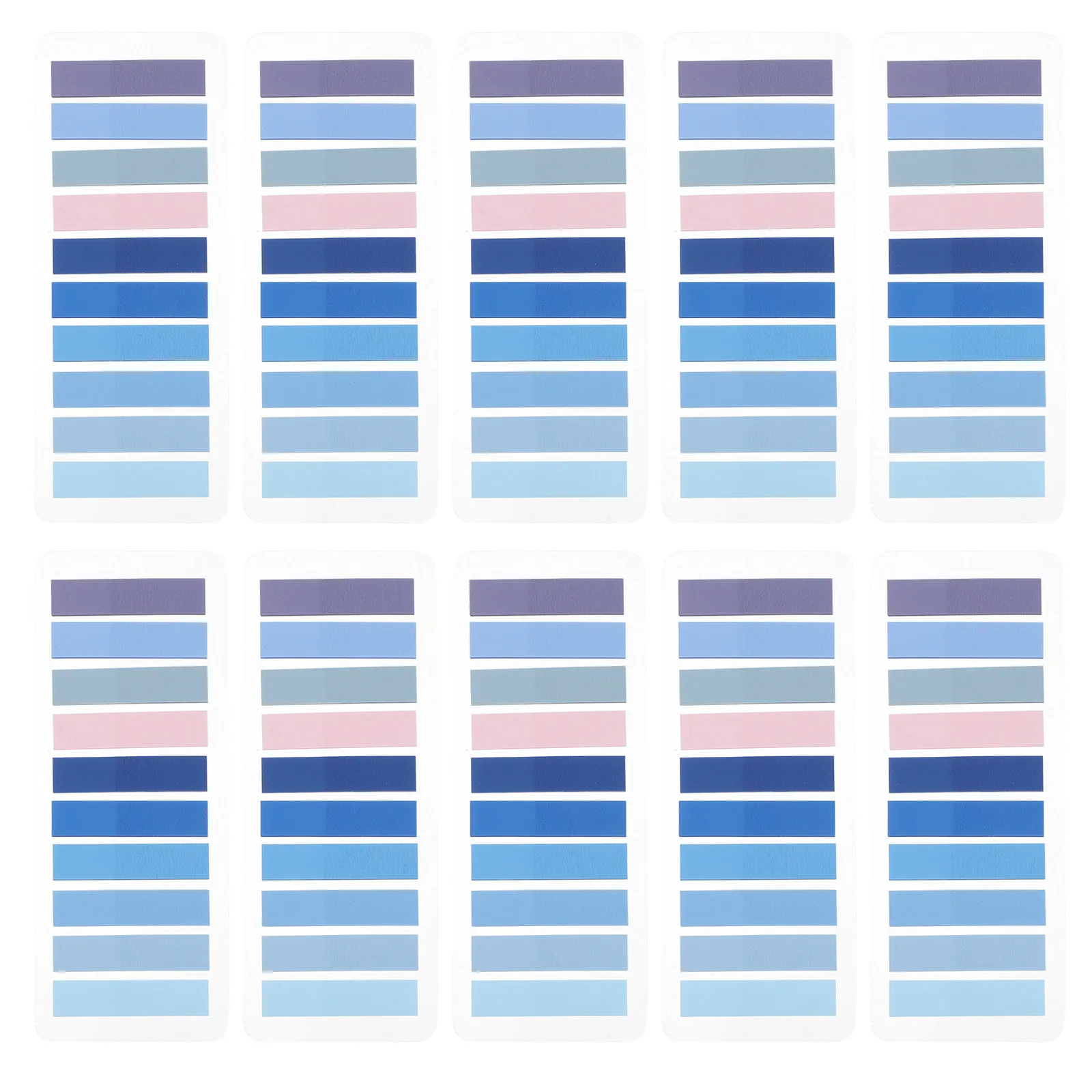 

10 самоклеящихся этикеток-индексов, маленькие прямоугольные, прозрачные, для записей, для страниц книг, папок, контейнеров