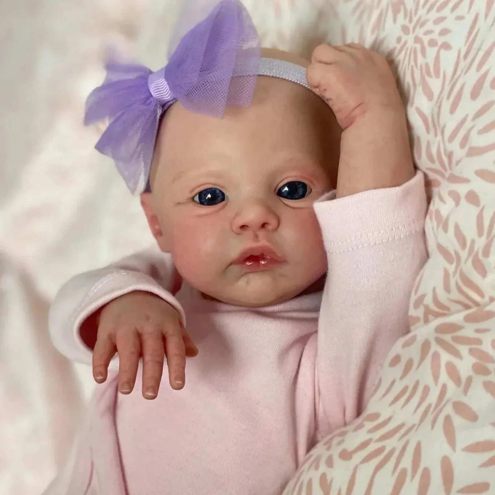 

Risbecko 18-дюймовая реалистичная кукла реборн - 45 см, ручная работа Reborn Preemie Baby, игрушечная фигурка для новорожденных, подарок, куклы для девочек