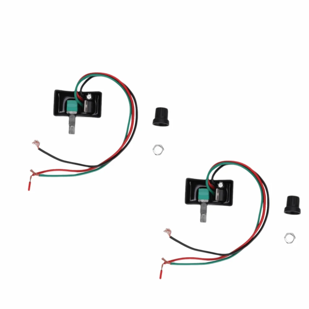 2PCS Plastic and Metal Electric Sprayer Speed Controller Black 12V Sprayer Governor Switch Lightweight Sprayer Speed Switch