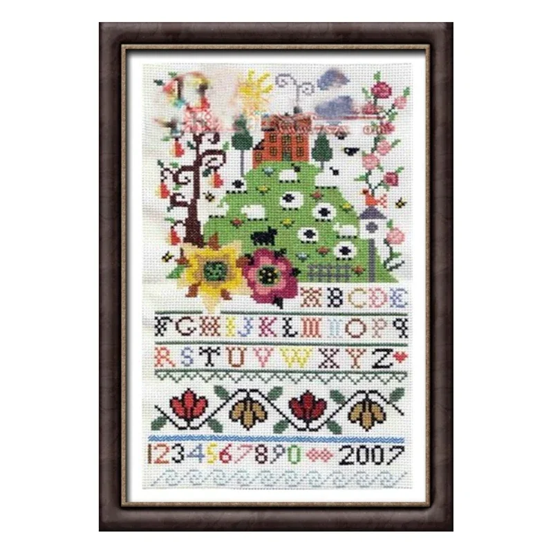 Cross Stitch Kit Magazine sStyle I Goat Full Slope 18ct 14ct 11ct Precision Printed Fabric Hand-embroidered Material Bag