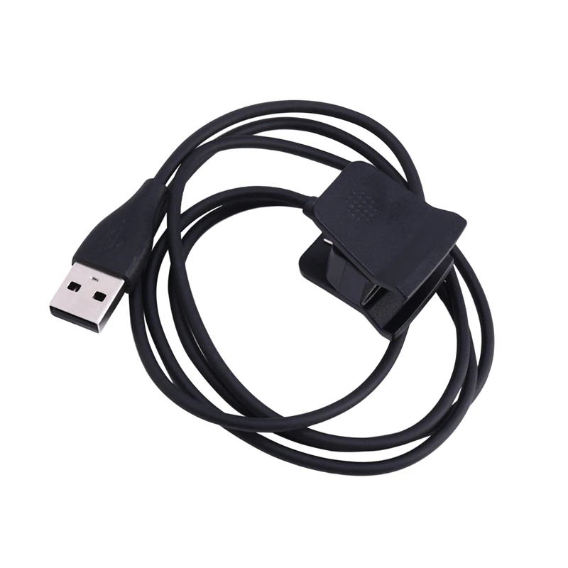 Cable de carga USB inteligente, cargador de base para Fitbit Alta HR, pulsera de seguimiento de ejercicios, reloj inteligente (3 pies/1 metro, paquete de 3)