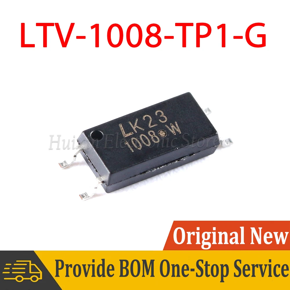 

10pcs LTV-1008 LTV-1008-TP1-G SOP-4 Phototransistor Output Photocoupler SMD New and Original IC Chipset