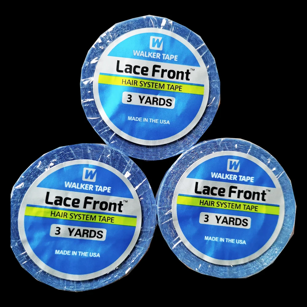 Taśma do peruk koronkowych o bardzo mocnym kleju, 3 jardy/rolka, cena hurtowa, najwyższa jakość, klej do peruk koronkowych, taśma do systemów włosów i tupecików.