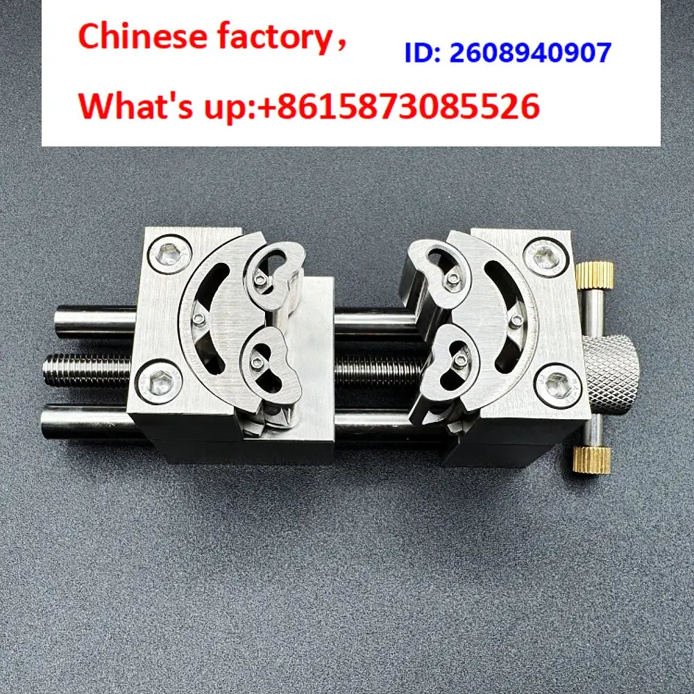 Typing tiger pliers, precision professional stationery, shaped pearls, perforated stainless steel fixtures, walnut fixators