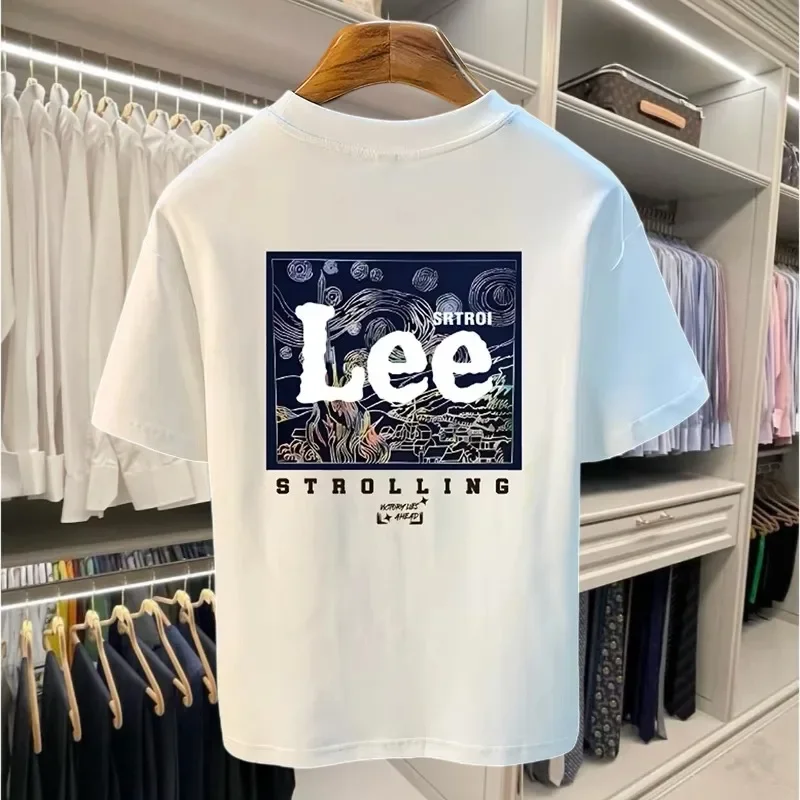 

2025 Summer Fashion Trend New Printed American Fashion Brand Women's Round Neck Short Sleeve T-shirt