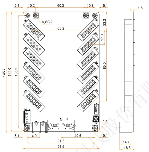 Nova received card DH-7512S RGB Full Color LED Video Screen Receiving Card Controller