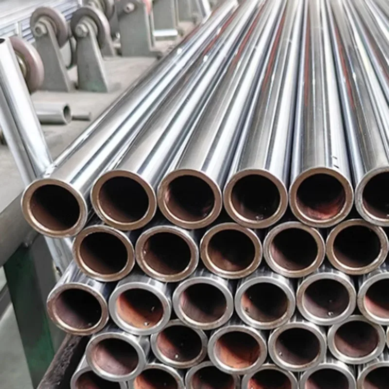 Gcr15 bearing steel hollow tube High frequency quenched chrome plated hard seamless steel pipes