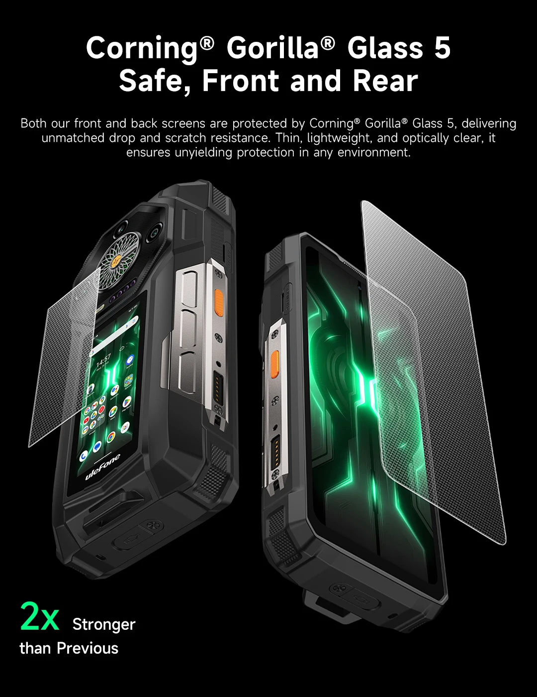 Ulefone Armor 33 Pro 5G Rugged Phone Smartphone Android 14 32GB+512GB 25500mAh Night Camera 64MP NFC Loud Speaker