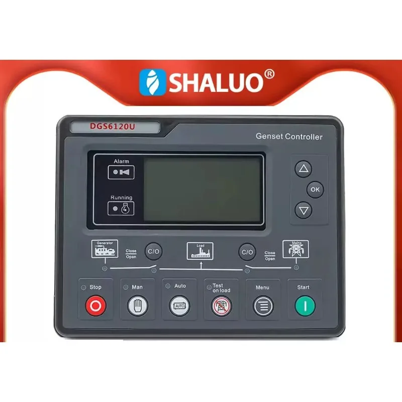 Di-esel generator set self-start and stop controller DGS6120U control module DGS6110U LCD screen