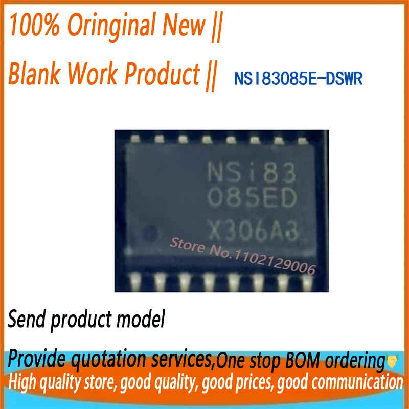 

10 шт. 100% оригинал NSI83085E-DSWR NSI83 NSI83085ED SOW-16 Совершенно новая подлинная микросхема