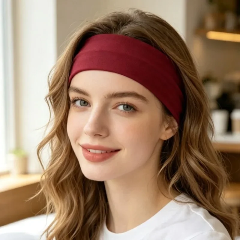 Thin Ear Protector Wide Edge Hair Band Sports Fitness Yoga Headband Confinement Head Protector Soft Stretch Breathable Women Men
