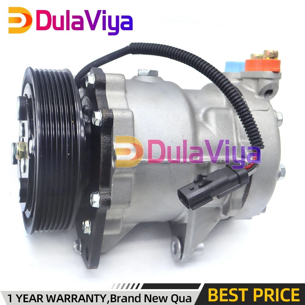 AC Compressor with Clutch For Jeep Liberty V6 3.7L 2002- 2005 55037466 55037466AE 471-7026 4335 4852 55037466AC 1522028