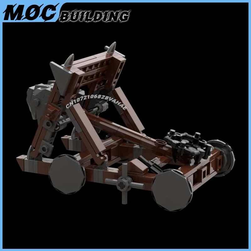 MOC Building Blocks Classic Rings Movie Military Series Siege Catapult Model DIY Assemble Bricks Creative Toys Collection Gifts