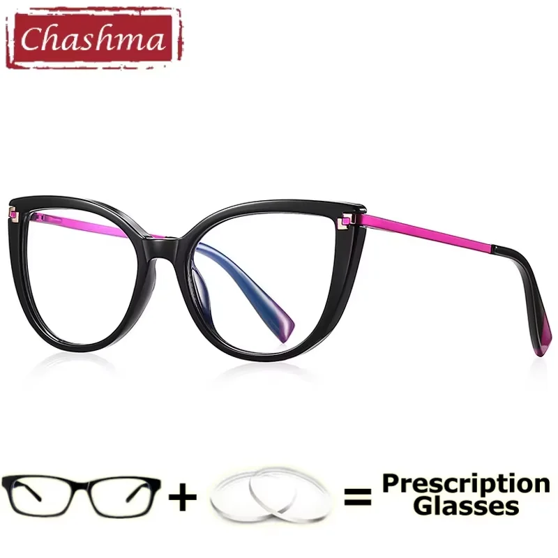 Chashma Prescription Glasses Women Plus Presbyopia Recipe Lenses Myopia Eyewear Optical TR90 Elegant Design Eyeglasses Frames