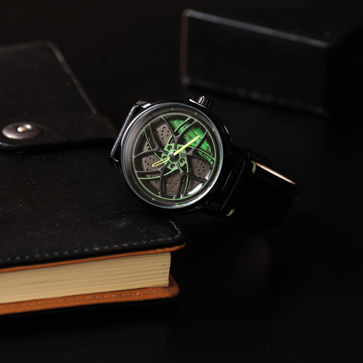 ZH125 Fashionable and casual Men watch, trendy wrist hollow out rotating quartz watches, cool clock gifts，watches for man