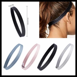 1 Pc Women Men Yoga Hair Bands Sports Headband Girl Sport Anti-slip Elastic Polyester Fiber Sweatband Football Running Hair Band