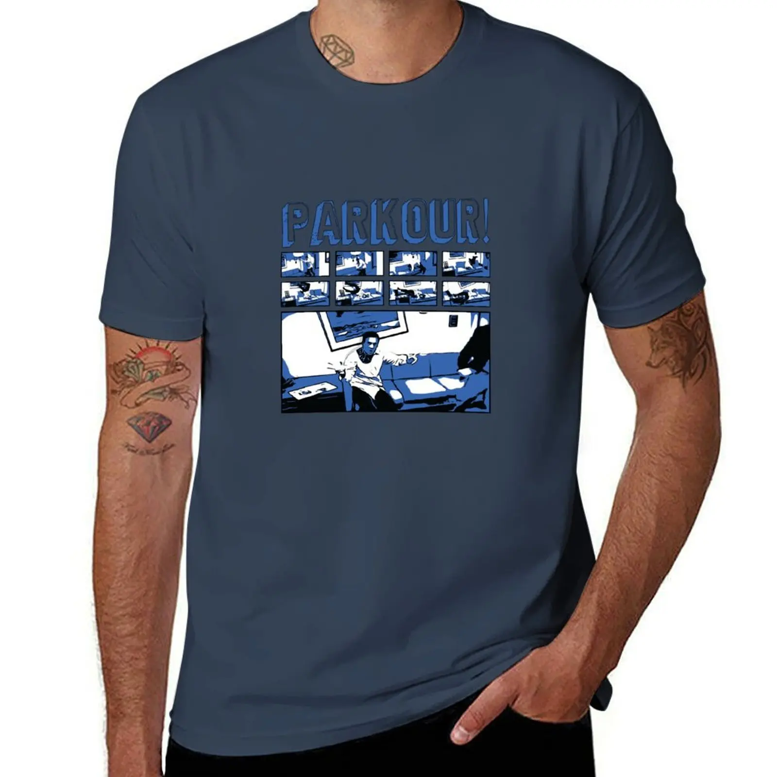 

The Office PARKOUR! T-Shirt Casual Basic Street Style T-Shirt