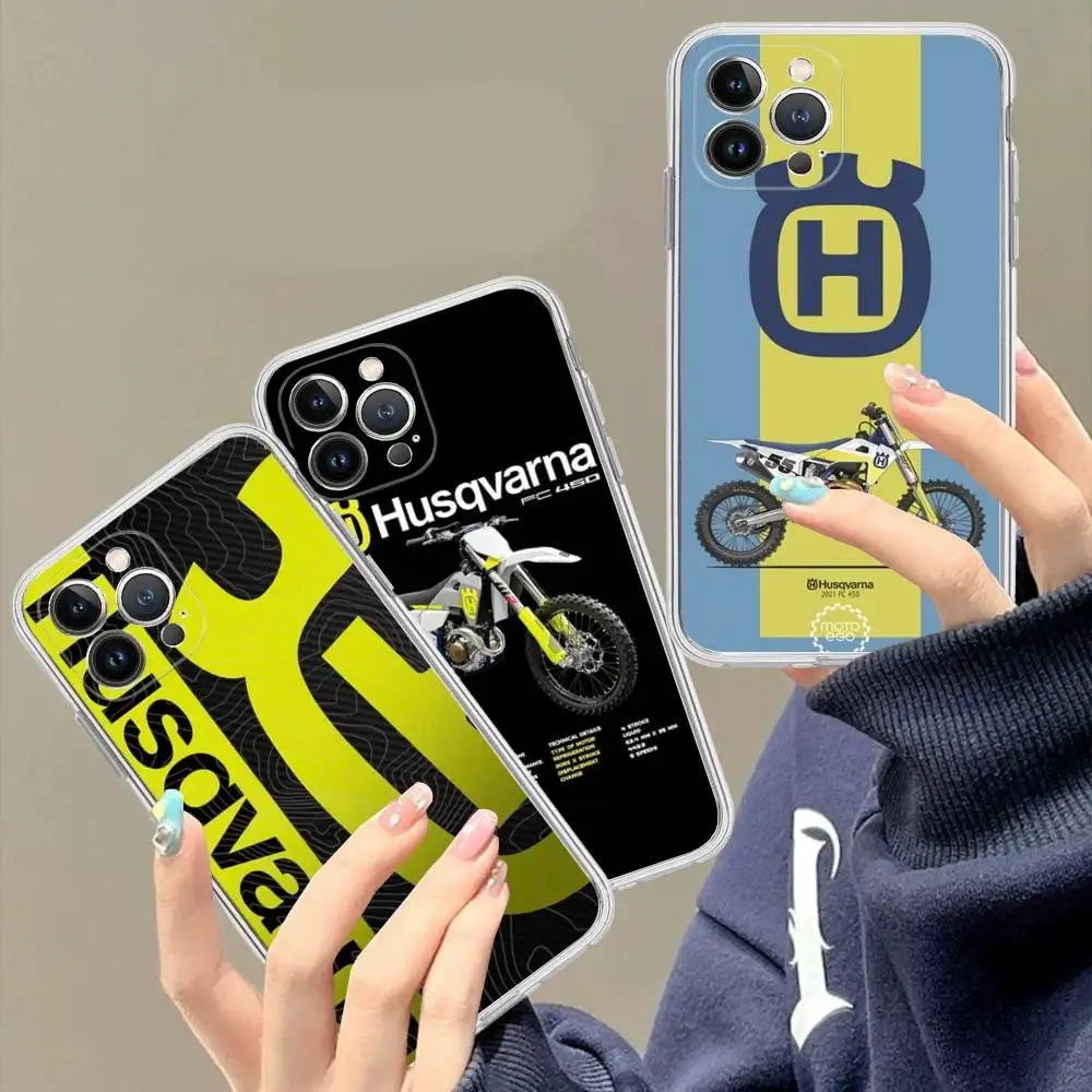 H-Husqvarnas Logo For IPhone 17 Air 16 Pro Max 15 14 13 12 11 Plus Phone Case view 3