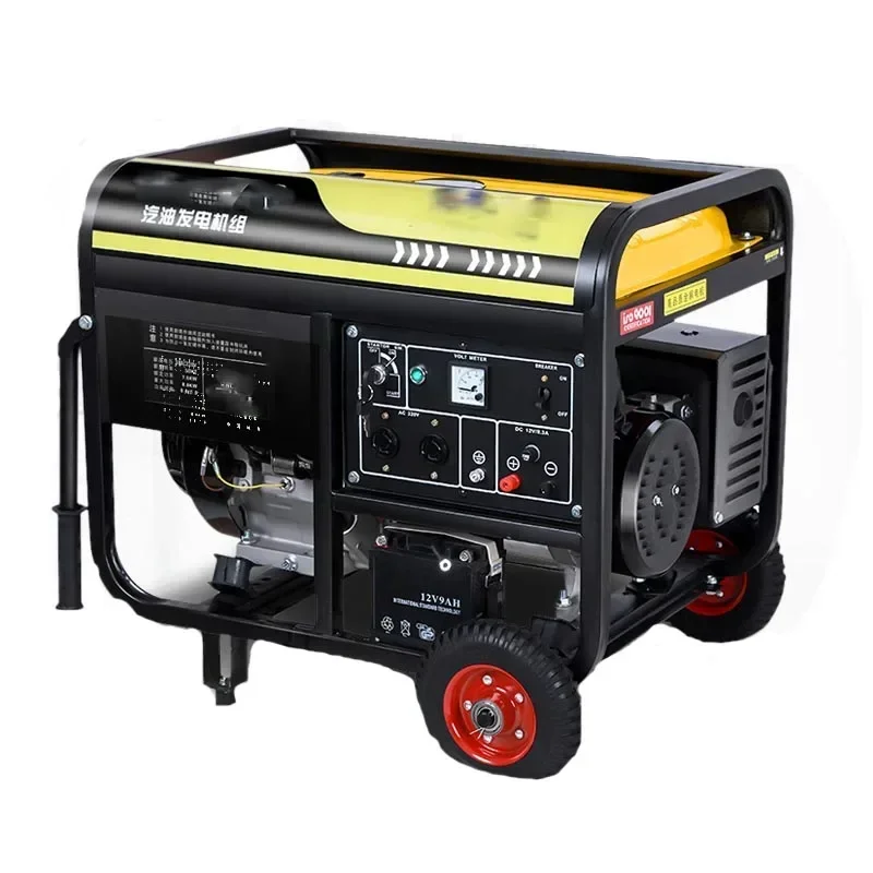 Small Home Gasoline generator 110v220v three-phase 380v remote control Silent Gasoline Power Generator Item Tank Engine Price