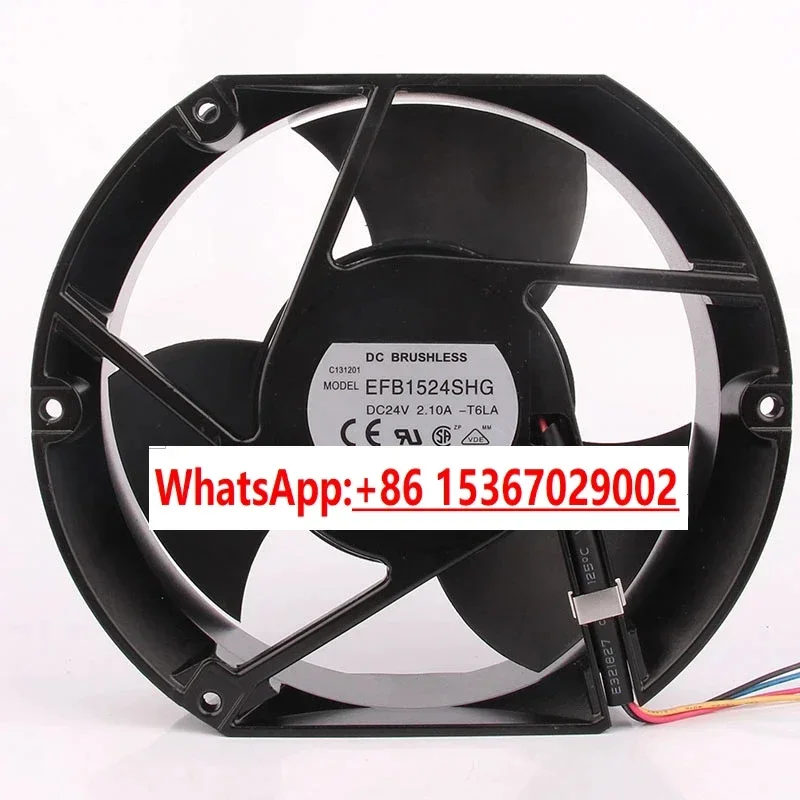 12V 48V 170X150X50MM DC24V 1.70A EC AC 17cm Frequency converter Large air volume industrial EFB1524SHG cooling fan