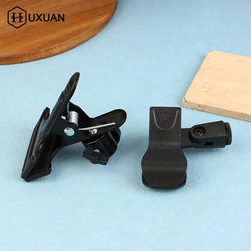 1 قطعة عبر غرزة كليب المشبك عدم الانزلاق الجدول حافة التطريز كليب قابل للتعديل الجدول المشبك 360 دوران كاميرا معدنية حامل ثلاثي القوائم