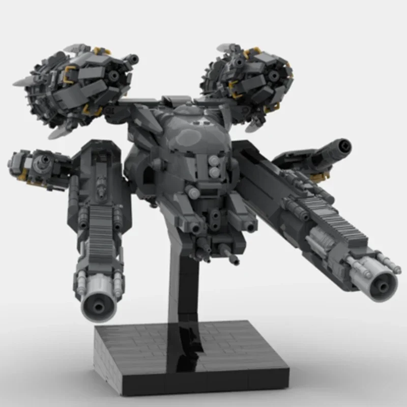 Ruimte Militair Model Moc Bouwstenen Orbital Assault Gunship Technologie Modulaire Blokken Cadeau Kerst Speelgoed DIY Sets Montage