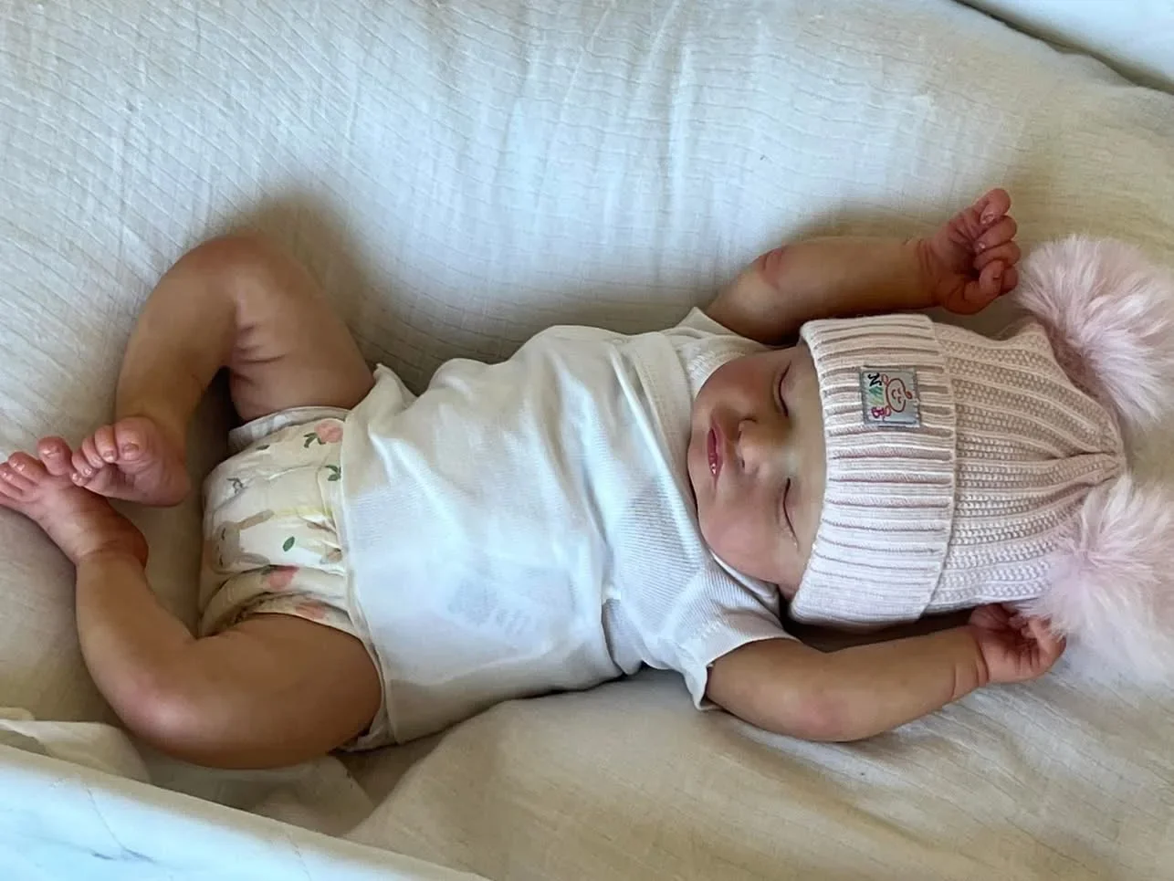 St.Store, muñeca recién nacida ya pintada de 47CM, muñeca Reborn Rosalie, pintura a mano con Genesis, tono de piel 3D de alta calidad