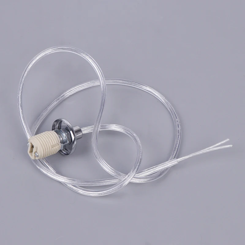 Portalampada in ceramica con filettatura G9 con filo sospeso Base con attacco filettato a vite G9 + accessorio per illuminazione via cavo Commercio all'ingrosso